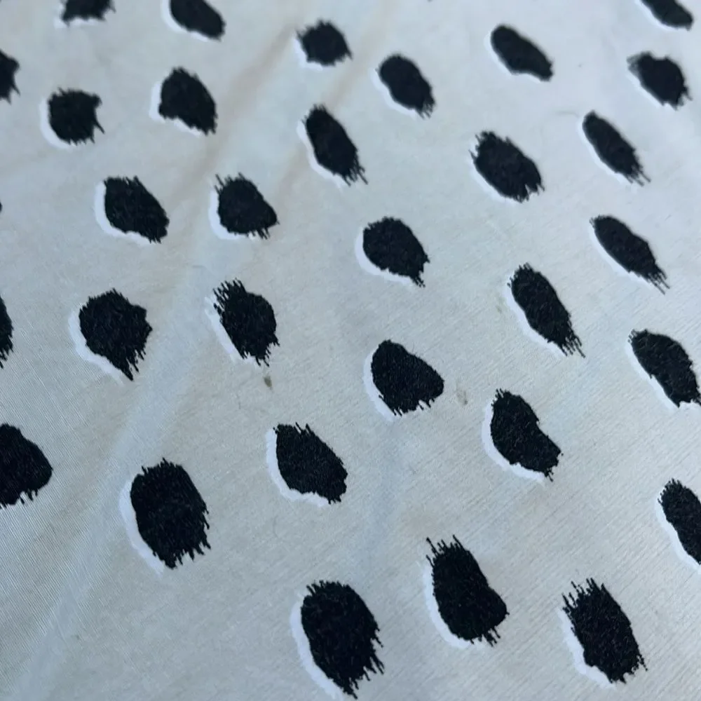 KATE SPADE Black Dots Duvet King Comforter
